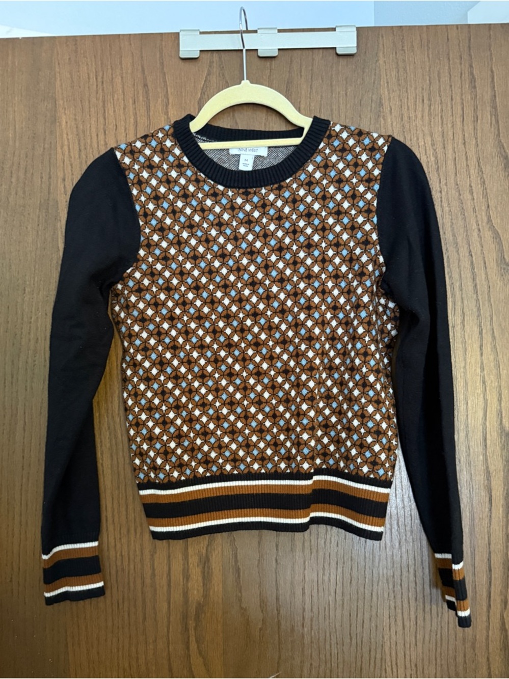 Nine West (Kohl’s) Geometric Knit Sweater
